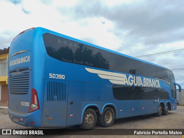 Viação Águia Branca 50390 na cidade de Vitória da Conquista, Bahia, Brasil, por Fabrício Portella Matos. ID da foto: 10752406.