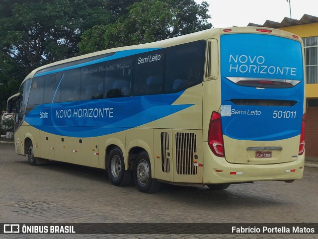 Viação Novo Horizonte 501011 na cidade de Vitória da Conquista, Bahia, Brasil, por Fabrício Portella Matos. Número da foto: #10751836.