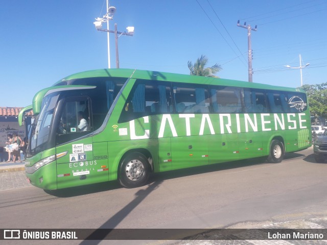 Auto Viação Catarinense 3409 na cidade de São Francisco do Sul, Santa Catarina, Brasil, por Lohan Mariano. Número da foto: #10753151.