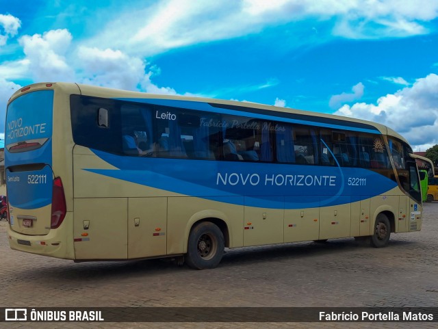 Viação Novo Horizonte 522111 na cidade de Vitória da Conquista, Bahia, Brasil, por Fabrício Portella Matos. Número da foto: #10751865.