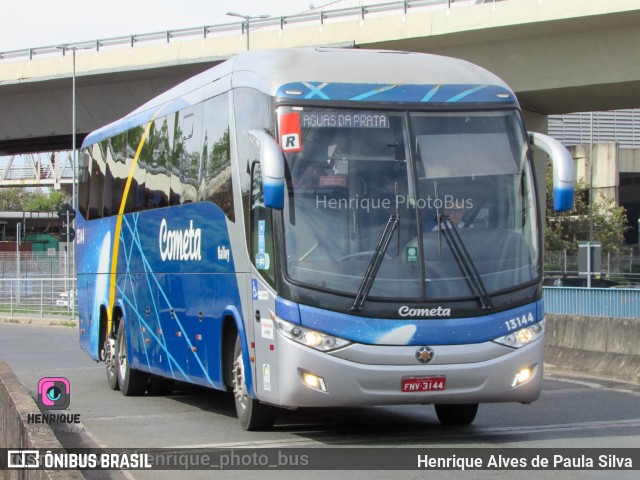 Viação Cometa 13144 na cidade de Campinas, São Paulo, Brasil, por Henrique Alves de Paula Silva. ID da foto: 10750812.