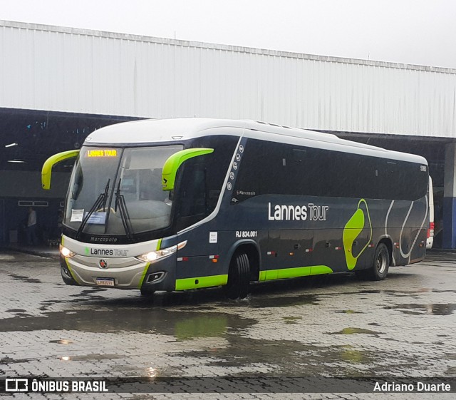 Lannes Tour RJ 834.001 na cidade de Petrópolis, Rio de Janeiro, Brasil, por Adriano Duarte. Número da foto: #10750994.