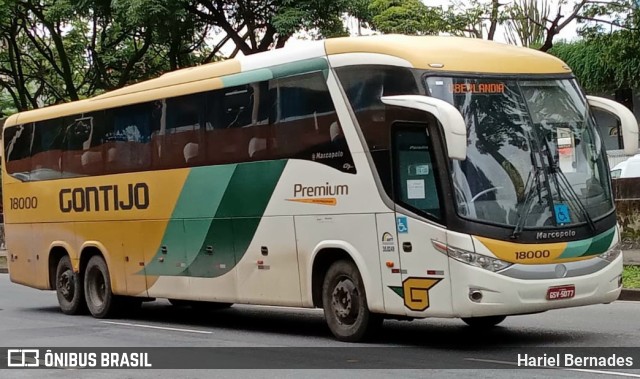 Empresa Gontijo de Transportes 18000 na cidade de Belo Horizonte, Minas Gerais, Brasil, por Hariel Bernades. ID da foto: 10750112.