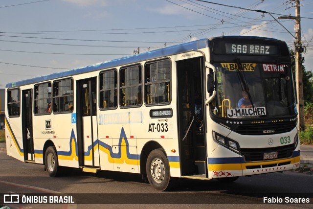 Empresa de Transportes Nova Marambaia AT-033 na cidade de Belém, Pará, Brasil, por Fabio Soares. ID da foto: 10752787.