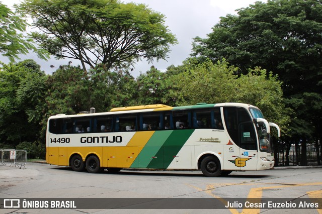 Empresa Gontijo de Transportes 14490 na cidade de São Paulo, São Paulo, Brasil, por Julio Cesar Euzebio Alves. ID da foto: 10752236.