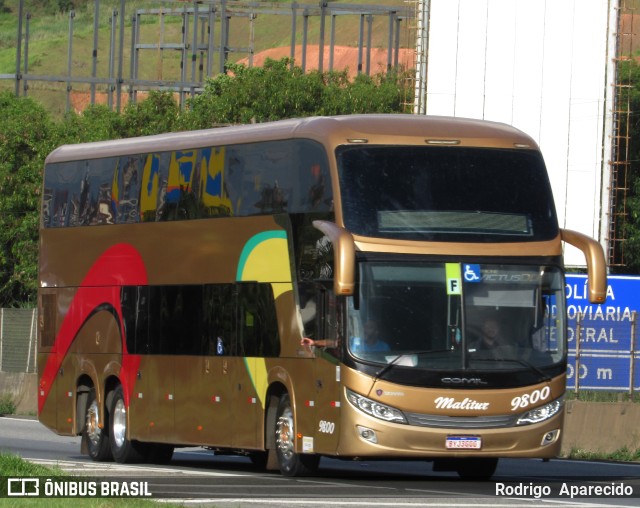 Malitur Turismo 9800 na cidade de Aparecida, São Paulo, Brasil, por Rodrigo  Aparecido. Número da foto: #10751509.