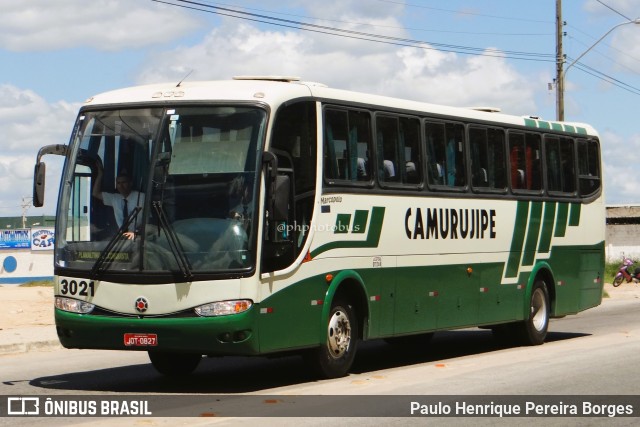 Auto Viação Camurujipe 3021 na cidade de Vitória da Conquista, Bahia, Brasil, por Paulo Henrique Pereira Borges. ID da foto: 10752473.