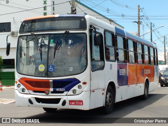 Capital Transportes 8321 na cidade de Aracaju, Sergipe, Brasil, por Cristopher Pietro. Número da foto: #10751569.