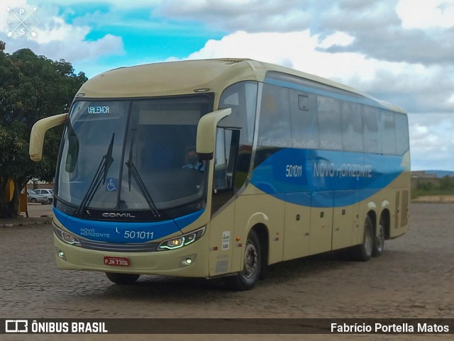 Viação Novo Horizonte 501011 na cidade de Vitória da Conquista, Bahia, Brasil, por Fabrício Portella Matos. Número da foto: #10751889.