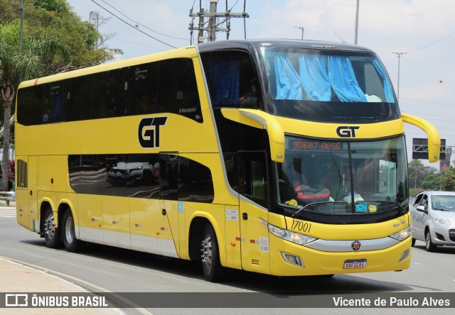 GT Transportes 17001 na cidade de São Paulo, São Paulo, Brasil, por Vicente de Paulo Alves. ID da foto: 10753708.