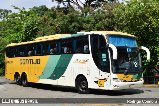 Empresa Gontijo de Transportes 14560 na cidade de São Paulo, São Paulo, Brasil, por Rodrigo Coimbra. ID da foto: 10754209.