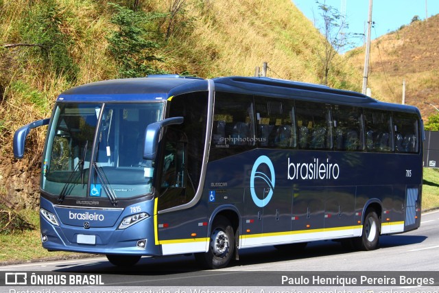 Expresso Brasileiro 7815 na cidade de Piraí, Rio de Janeiro, Brasil, por Paulo Henrique Pereira Borges. Número da foto: #10756352.