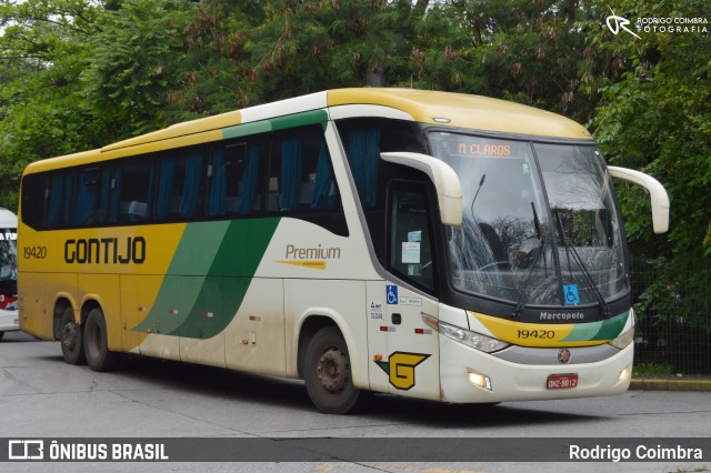 Empresa Gontijo de Transportes 19420 na cidade de São Paulo, São Paulo, Brasil, por Rodrigo Coimbra. ID da foto: 10754759.