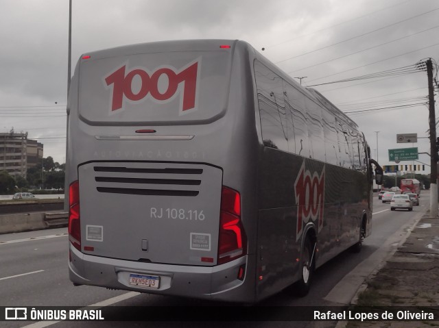 Auto Viação 1001 RJ 108.116 na cidade de São Paulo, São Paulo, Brasil, por Rafael Lopes de Oliveira. ID da foto: 10753887.