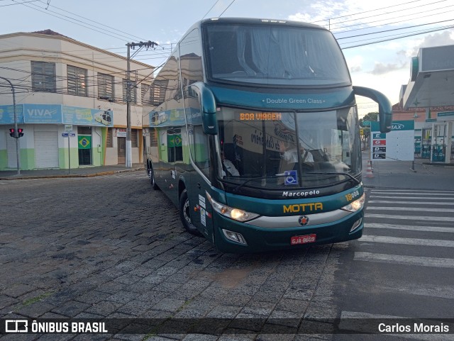 Viação Motta 18008 na cidade de Presidente Venceslau, São Paulo, Brasil, por Carlos Morais. ID da foto: 10753662.