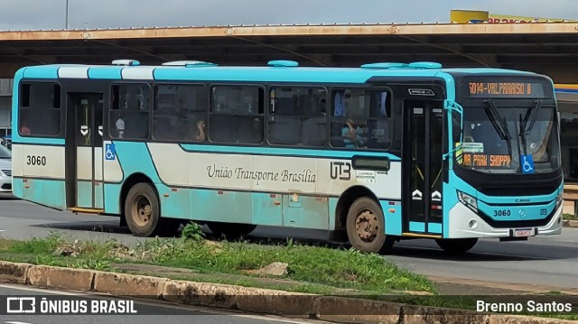 UTB - União Transporte Brasília 3060 na cidade de Candangolândia, Distrito Federal, Brasil, por Brenno Santos. ID da foto: 10753353.