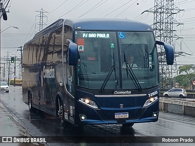 Viação Cometa 721533 na cidade de São José dos Campos, São Paulo, Brasil, por Robson Prado. ID da foto: 10755514.