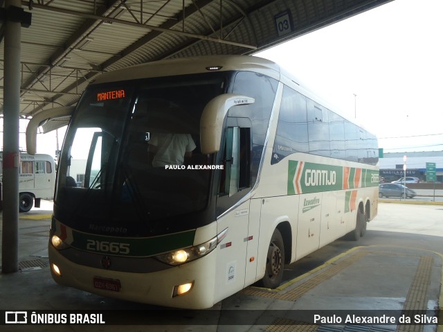 Empresa Gontijo de Transportes 21665 na cidade de Betim, Minas Gerais, Brasil, por Paulo Alexandre da Silva. ID da foto: 10755501.