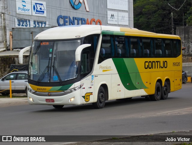 Empresa Gontijo de Transportes 19020 na cidade de Ilhéus, Bahia, Brasil, por João Victor. ID da foto: 10753990.