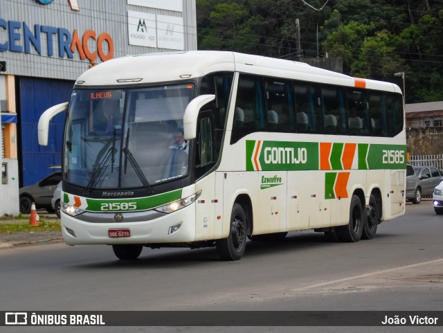 Empresa Gontijo de Transportes 21585 na cidade de Ilhéus, Bahia, Brasil, por João Victor. ID da foto: 10753998.