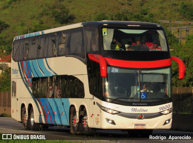 Malitur Turismo 9600 na cidade de Aparecida, São Paulo, Brasil, por Rodrigo  Aparecido. Número da foto: #10754553.