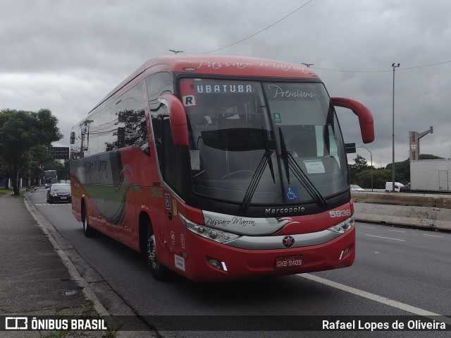 Empresa de Ônibus Pássaro Marron 5936 na cidade de São Paulo, São Paulo, Brasil, por Rafael Lopes de Oliveira. Número da foto: #10754077.
