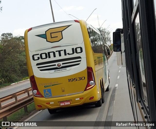 Empresa Gontijo de Transportes 19530 na cidade de Itatiaiuçu, Minas Gerais, Brasil, por Rafael Ferreira Lopes. Número da foto: #10755953.