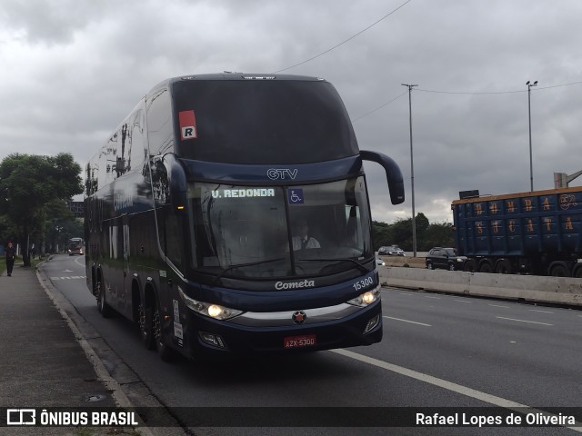 Viação Cometa 15300 na cidade de São Paulo, São Paulo, Brasil, por Rafael Lopes de Oliveira. ID da foto: 10754022.