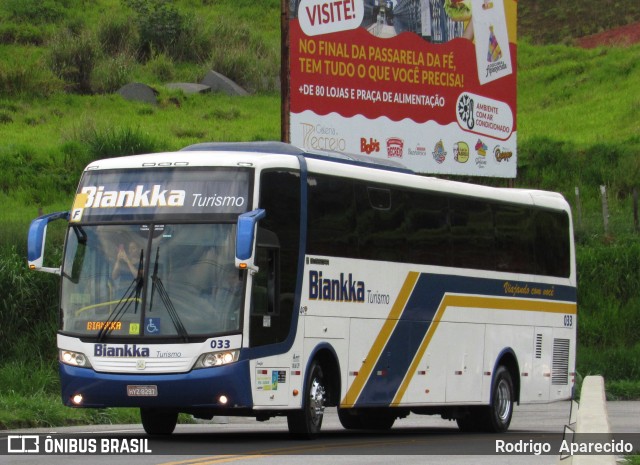 Biankka Transportadora Turística 033 na cidade de Aparecida, São Paulo, Brasil, por Rodrigo  Aparecido. Número da foto: #10755603.