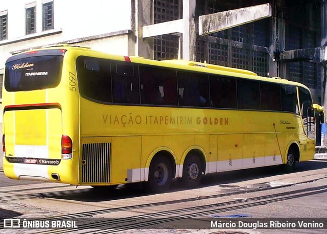 Viação Itapemirim 5097 na cidade de Rio de Janeiro, Rio de Janeiro, Brasil, por Márcio Douglas Ribeiro Venino. ID da foto: 10756775.