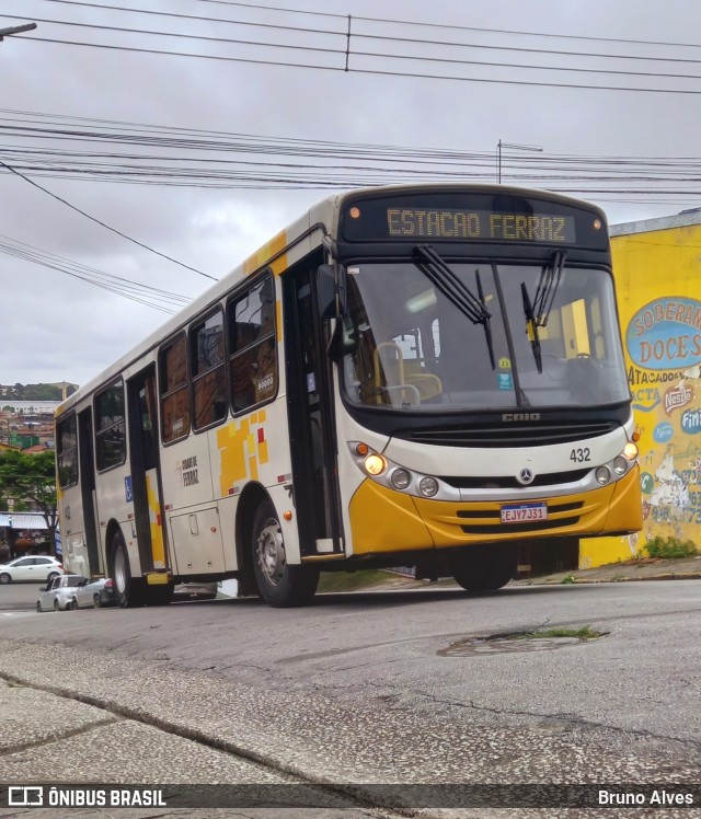 ATT - Alto Tietê Transportes Ferraz de Vasconcelos 432 na cidade de Ferraz de Vasconcelos, São Paulo, Brasil, por Bruno Alves. Número da foto: #10753558.