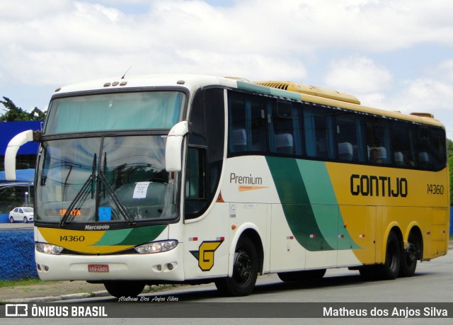 Empresa Gontijo de Transportes 14360 na cidade de São Paulo, São Paulo, Brasil, por Matheus dos Anjos Silva. ID da foto: 10754946.