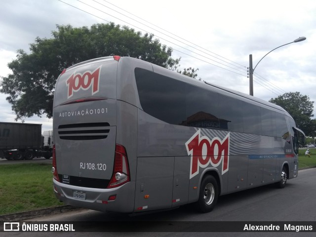 Auto Viação 1001 RJ 108.120 na cidade de Rio de Janeiro, Rio de Janeiro, Brasil, por Alexandre  Magnus. ID da foto: 10754542.