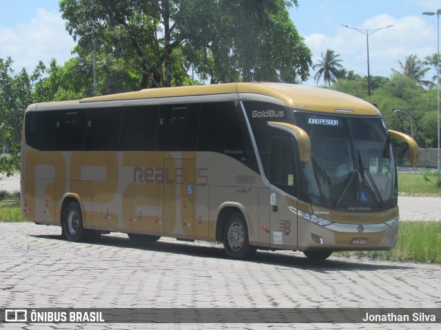 Expresso Real Bus 0288 na cidade de João Pessoa, Paraíba, Brasil, por Jonathan Silva. ID da foto: 10757205.