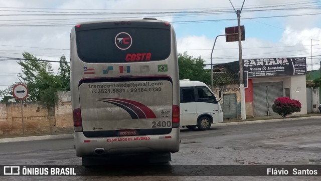 TransCosta Turismo 2400 na cidade de Cruz das Almas, Bahia, Brasil, por Flávio  Santos. Número da foto: #10757807.
