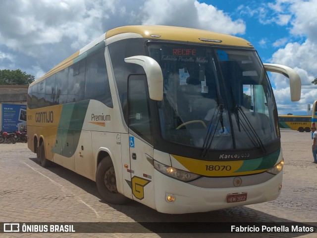 Empresa Gontijo de Transportes 18070 na cidade de Vitória da Conquista, Bahia, Brasil, por Fabrício Portella Matos. Número da foto: #10759445.