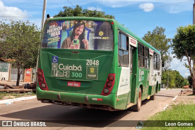 Rápido Cuiabá Transporte Urbano 2048 na cidade de Cuiabá, Mato Grosso, Brasil, por Leon Gomes. ID da foto: 10759539.