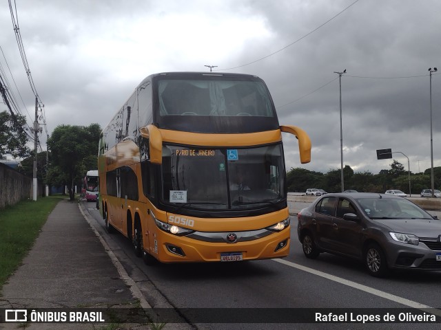 Viação Águia Branca 50510 na cidade de São Paulo, São Paulo, Brasil, por Rafael Lopes de Oliveira. Número da foto: #10757784.