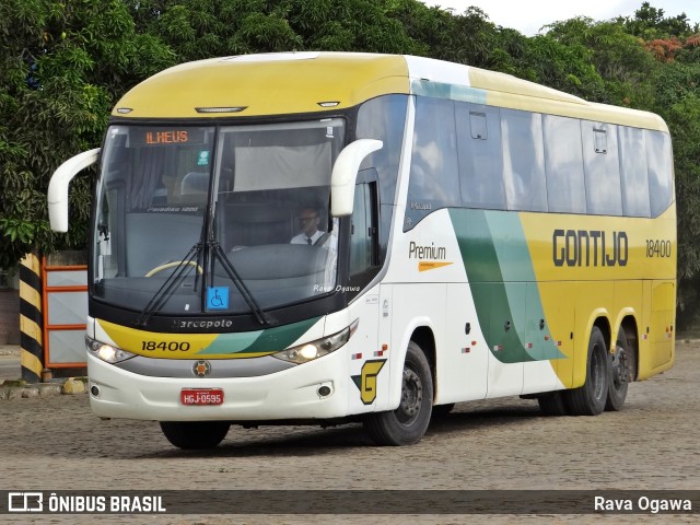 Empresa Gontijo de Transportes 18400 na cidade de Vitória da Conquista, Bahia, Brasil, por Rava Ogawa. ID da foto: 10759956.