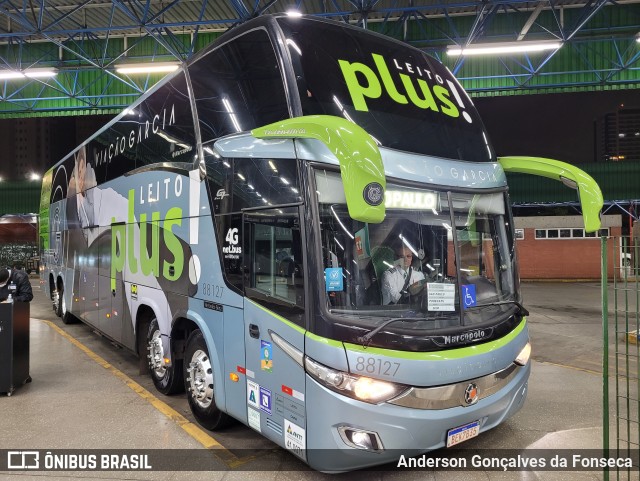 Viação Garcia 88127 na cidade de São Paulo, São Paulo, Brasil, por Anderson Gonçalves da Fonseca. Número da foto: #10760622.