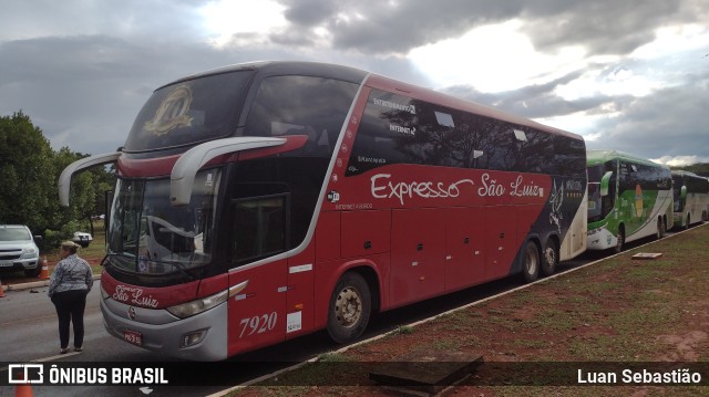 Expresso São Luiz 7920 na cidade de Brasília, Distrito Federal, Brasil, por Luan Sebastião. Número da foto: #10757163.