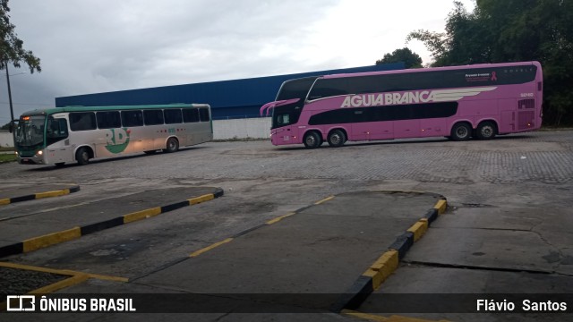 Viação Águia Branca 50410 na cidade de Cruz das Almas, Bahia, Brasil, por Flávio  Santos. ID da foto: 10757777.