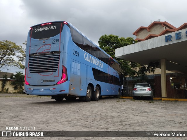 Expresso Guanabara 2259 na cidade de Governador Valadares, Minas Gerais, Brasil, por Everson Marini. ID da foto: 10757572.