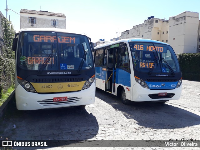 Viação Nossa Senhora das Graças A71620 na cidade de Rio de Janeiro, Rio de Janeiro, Brasil, por Victor  Oliveira. Número da foto: #10758228.