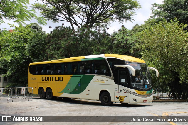 Empresa Gontijo de Transportes 19520 na cidade de São Paulo, São Paulo, Brasil, por Julio Cesar Euzebio Alves. ID da foto: 10757787.