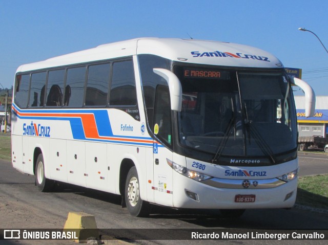 VUSC - Viação União Santa Cruz 2580 na cidade de Santa Cruz do Sul, Rio Grande do Sul, Brasil, por Ricardo Manoel Limberger Carvalho. ID da foto: 10757726.