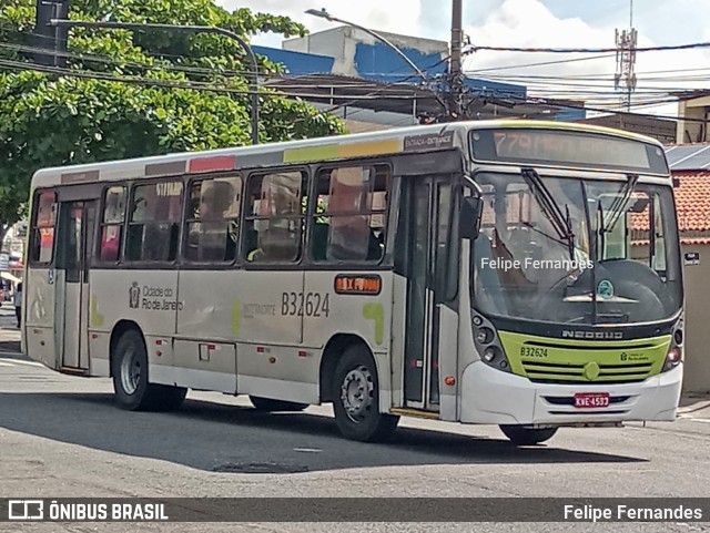 Viação Pavunense B32624 na cidade de Rio de Janeiro, Rio de Janeiro, Brasil, por Felipe Fernandes. Número da foto: #10757066.