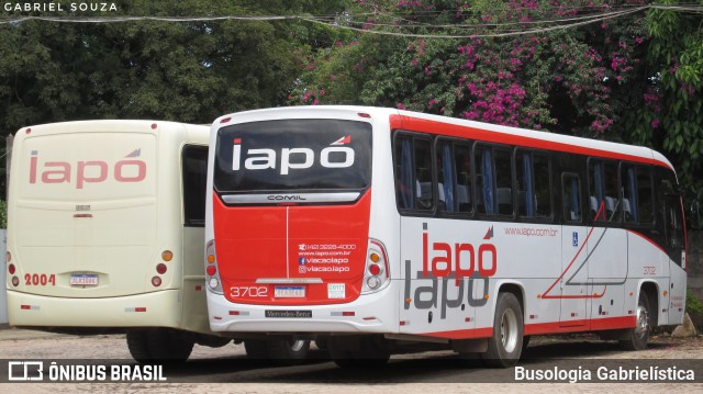 Viação Santana Iapó 3702 na cidade de Castro, Paraná, Brasil, por Busologia Gabrielística. ID da foto: 10757343.