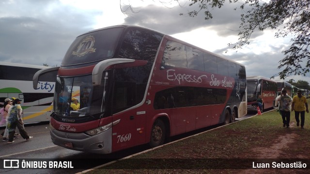 Expresso São Luiz 7670 na cidade de Brasília, Distrito Federal, Brasil, por Luan Sebastião. Número da foto: #10757139.