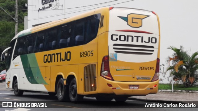 Empresa Gontijo de Transportes 18905 na cidade de Juiz de Fora, Minas Gerais, Brasil, por Antônio Carlos Rosário. ID da foto: 10759328.